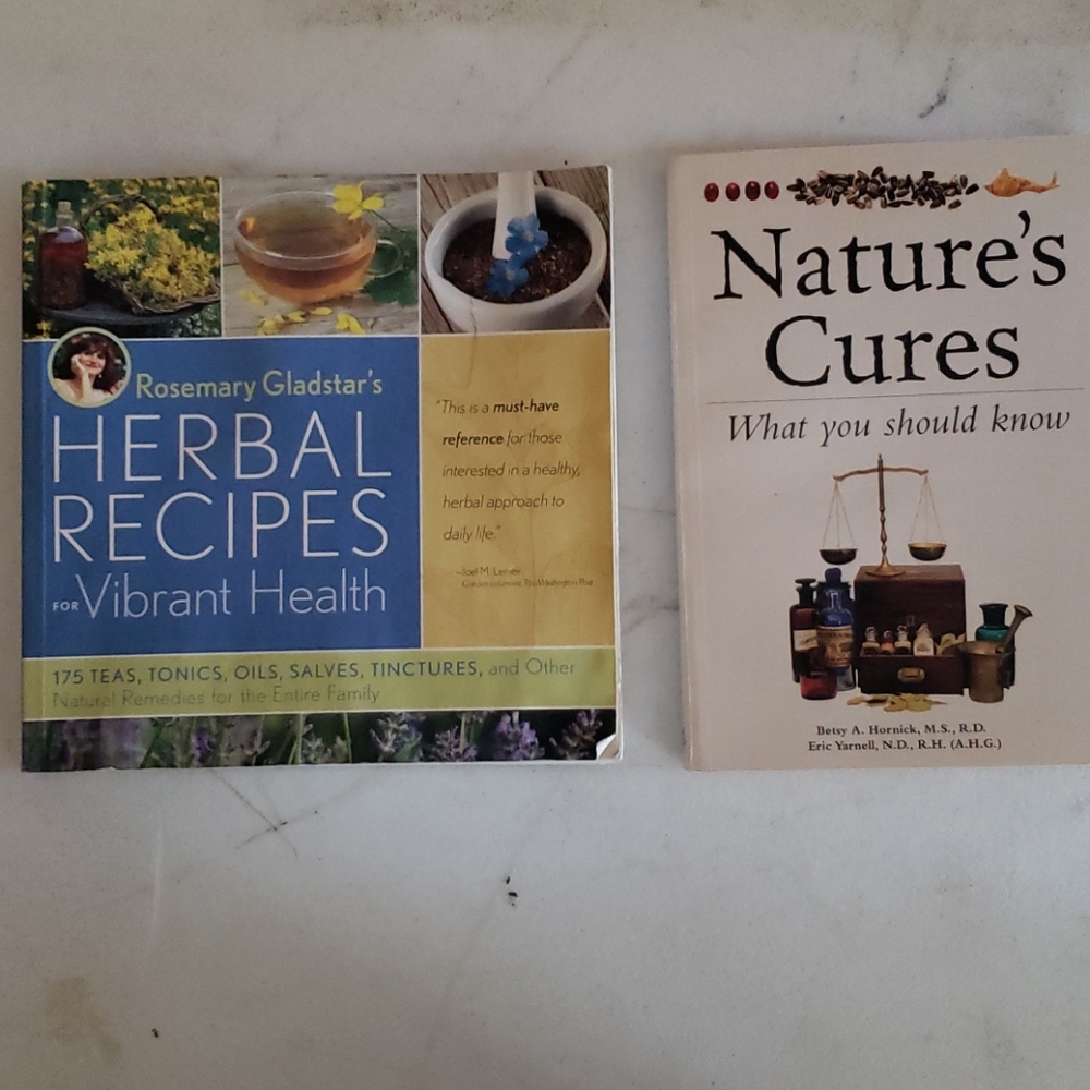 Herbal recipes and nature cures books